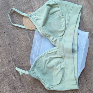NEW Boody Lyolyte Triangle Bralette, Sage, Medium